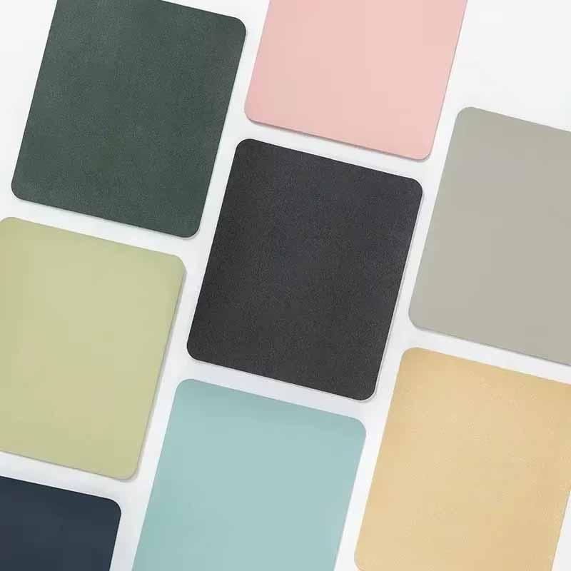 Small PU Mouse Pad Non-Slip Gaming Desktop Leather Mouse Pad Waterproof Anti-Scratch Easy To Clean Mat For PC Laptops Desktop