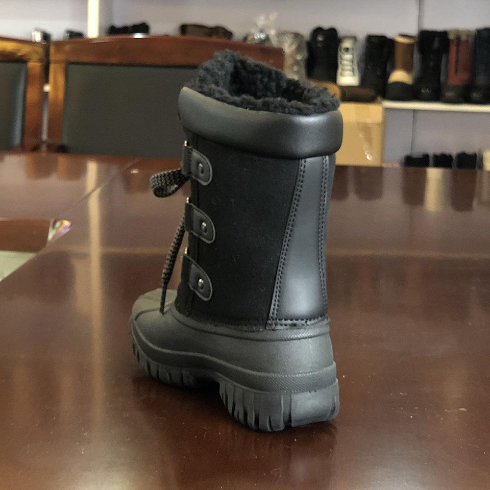 Winter Tall Tube Waterproof, Non-slip and Warm Thickened Velvet Rubber Sole Snow Boots Women's