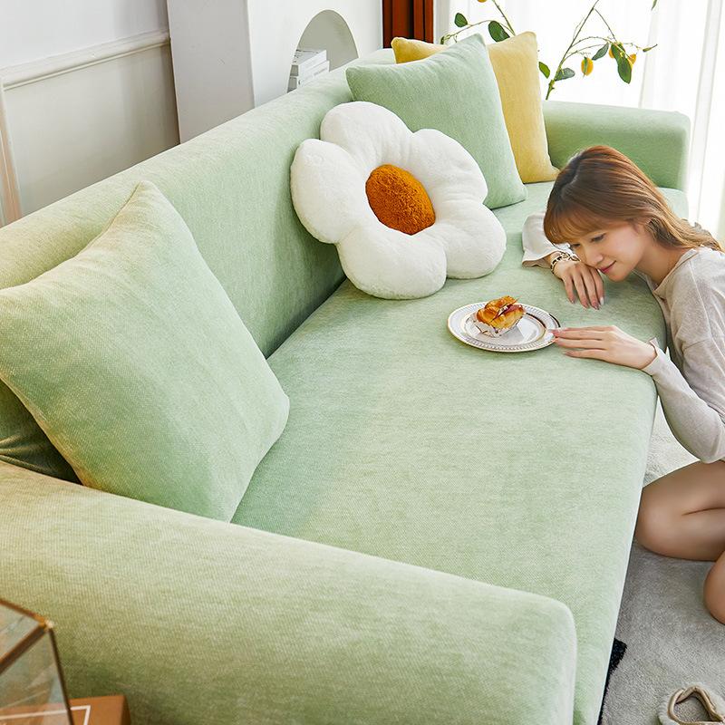 Chenille Four Seasons Universal Sofa Cover Sets All-Inclusive Universal Sofa Cover Cushion Cover Towel
