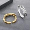 2026 Creative Design Weiya Line Steel Wire Nail Jewelry Rock Emperor Chain Titanium Steel Men's Bracelet