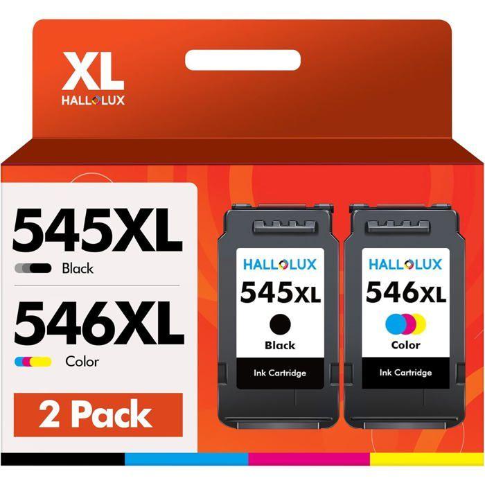 Ink Cartridges - PG-545XL CL-546XL - Compatible Canon - 2-Pack - High Capacity 400 Pages