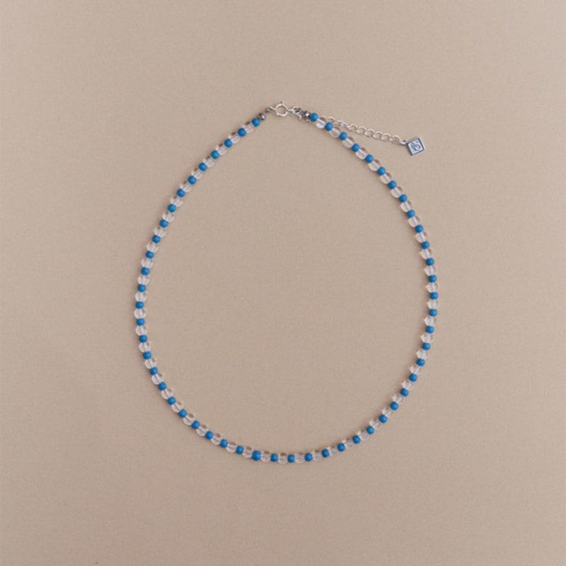 THE PART OF Clear Blue_necklace