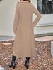 Fashion Autumn Winter Double Button Warm Wool Coat Overcoat