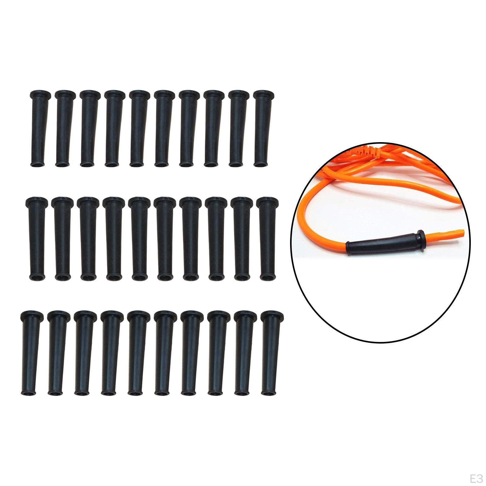 5x Gummi-Kabelhülsen 20x70 Mm – Drahtschutz Für Produktbild-Vorschau 3