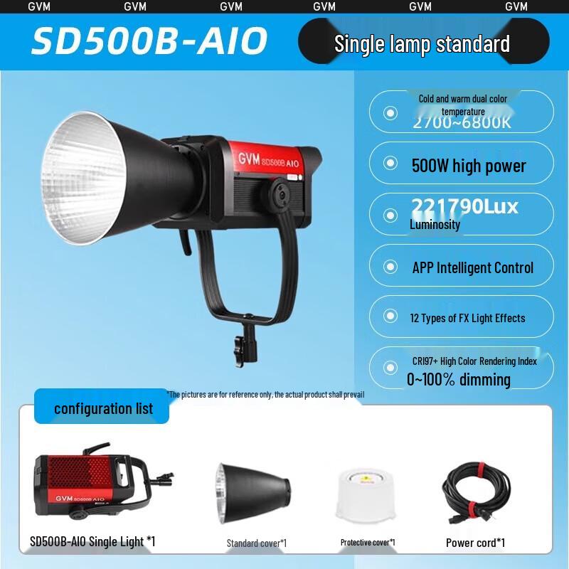 GVM AIO Professional LED Bi-Color Fill Light