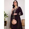 Party Wear Tunic Pure Silk Kurti Pant Dupatta Set Indian Women Salwar Kameez VF-20159