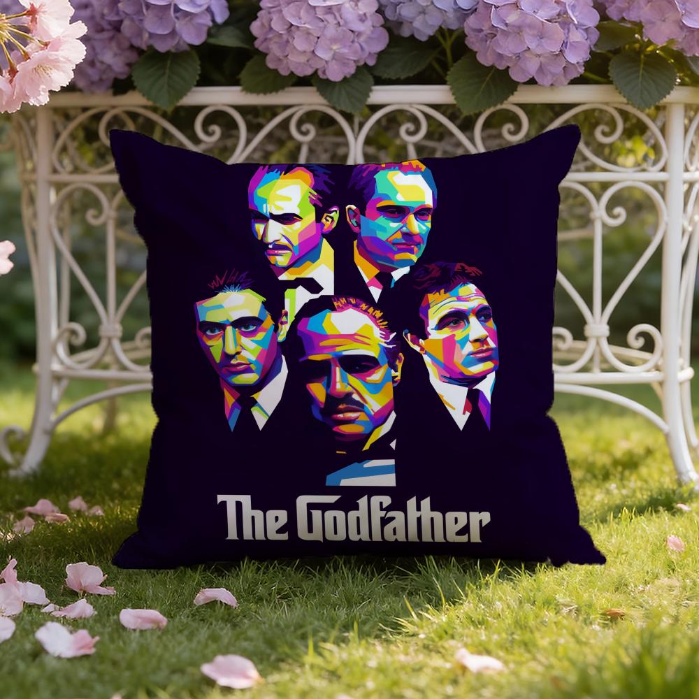 The GGodfather Movie Cushion Cover Home Car DualScene Pillow Cover Reversible for Premium Comfort