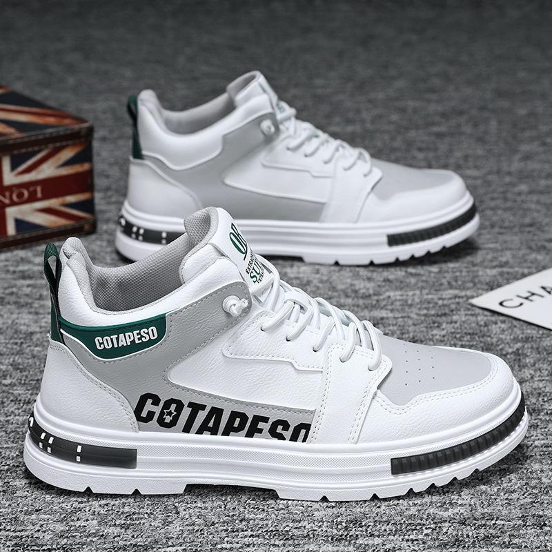 Man High-Top Shoes Student Breathable Running Shoes Men's Skateboarding Shoes Trendy All-Match Casual Sneakers Zapatillas Hombre