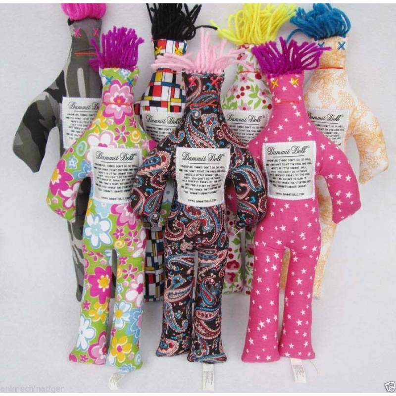 Dammit Doll Plush Toy Creative Straw Man Kids Gift With Pp Cotton Filling