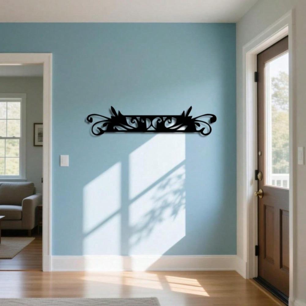 Elegant Iron Wall Art Modern Home Decor Metal Statement Piece Living Room Gift