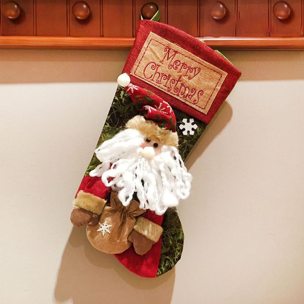 Christmas Stockings Exquisite Handcrafted Personalized Xmas Hanging Stocking for Gift Exchange