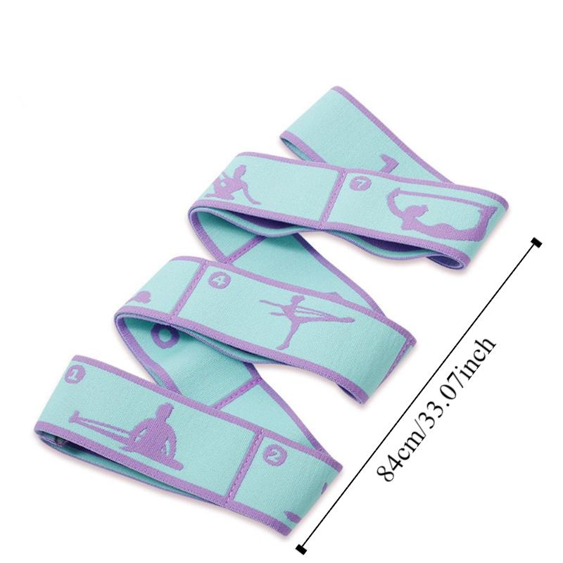 Yoga Adult Latin Training Auxiliary Stretching Belt Elastic Bands Yoga Pull Strap Resistance Band