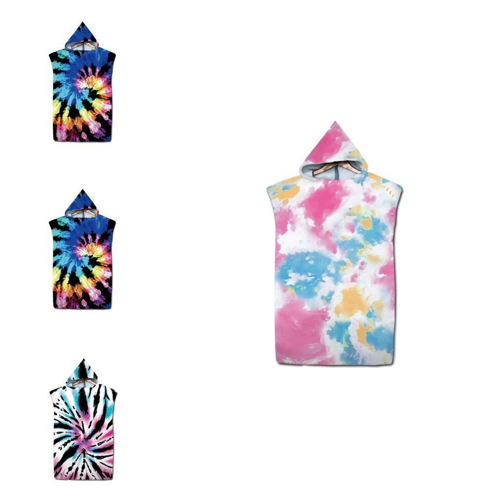 Multi-colored Beach Towel For Convenient Changing And Drying