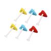 2 Set Golf Tees Adjustable Unbreakable ABS Plastic On Course Training Accessories