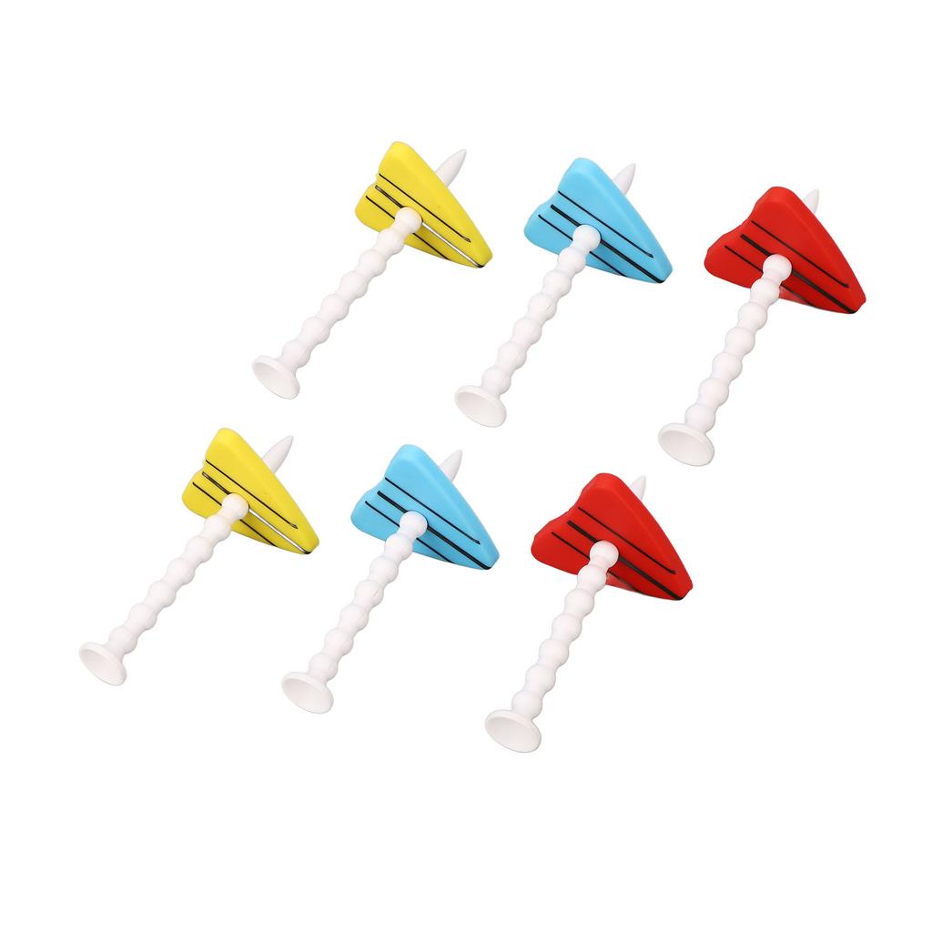 2 Set Golf Tees Adjustable Unbreakable ABS Plastic On Course Training Accessories