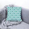 Bright Mosaic Pattern Print Cushion Cover Premium Comfort Reversible Pillow Cove -Two In One Design For Any Room & Car Interior