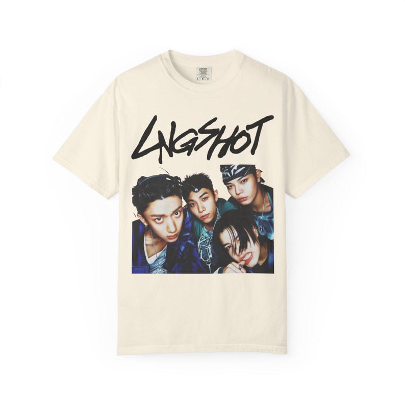 

2026 Summer Fashion Trendy Tee Men Women Vintage Top LNGSHOT Tee, Hip Hop Streetwear Oversized 90s Bootleg Rap Style T-shirt XXXL чорний