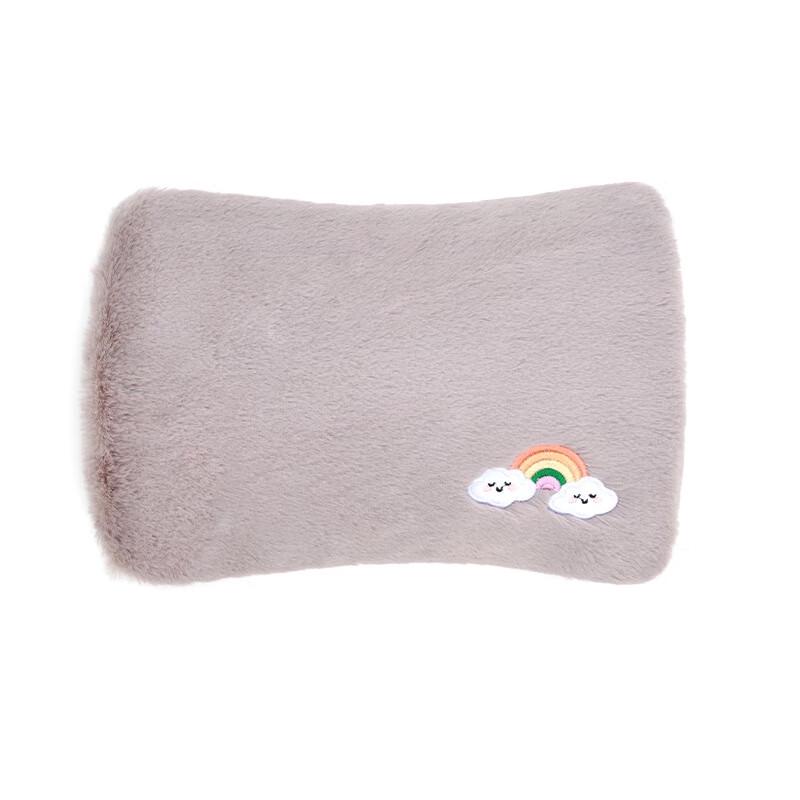 Радужный плюшевый перезаряжаемый грелка для рук