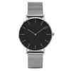 Ultra-thin Fashion Watch Women Luxury Metal Mesh Belt Ladies Quartz Wristwatches Minimalist Elegant Woman Watches reloj mujer