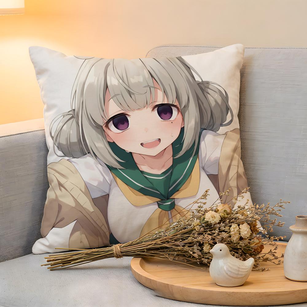 Cushion Cover Linen SkinFriendly Soft Decorative Case for Sofa Home Decor Sexy Anime AAraga Kiwi Pillow Cover
