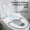 Foldable Toilet Seat for Children Universal Splash Proof Toilet Seat for Boys Girls Portable Storage Outdoor Seat Cushion Ring