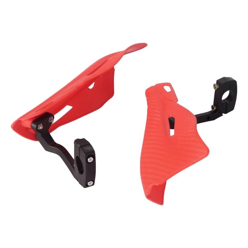 Weatherproof Motorcycle Hand Protectors Ergonomic Design Road Bike Handguards Long Ride Comfort Universal Mounting