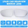 For Tesla Model 3 2017- Car Rearview Mirror Lens Reversing Mirror Glass Lens With Heating Replacement Parts