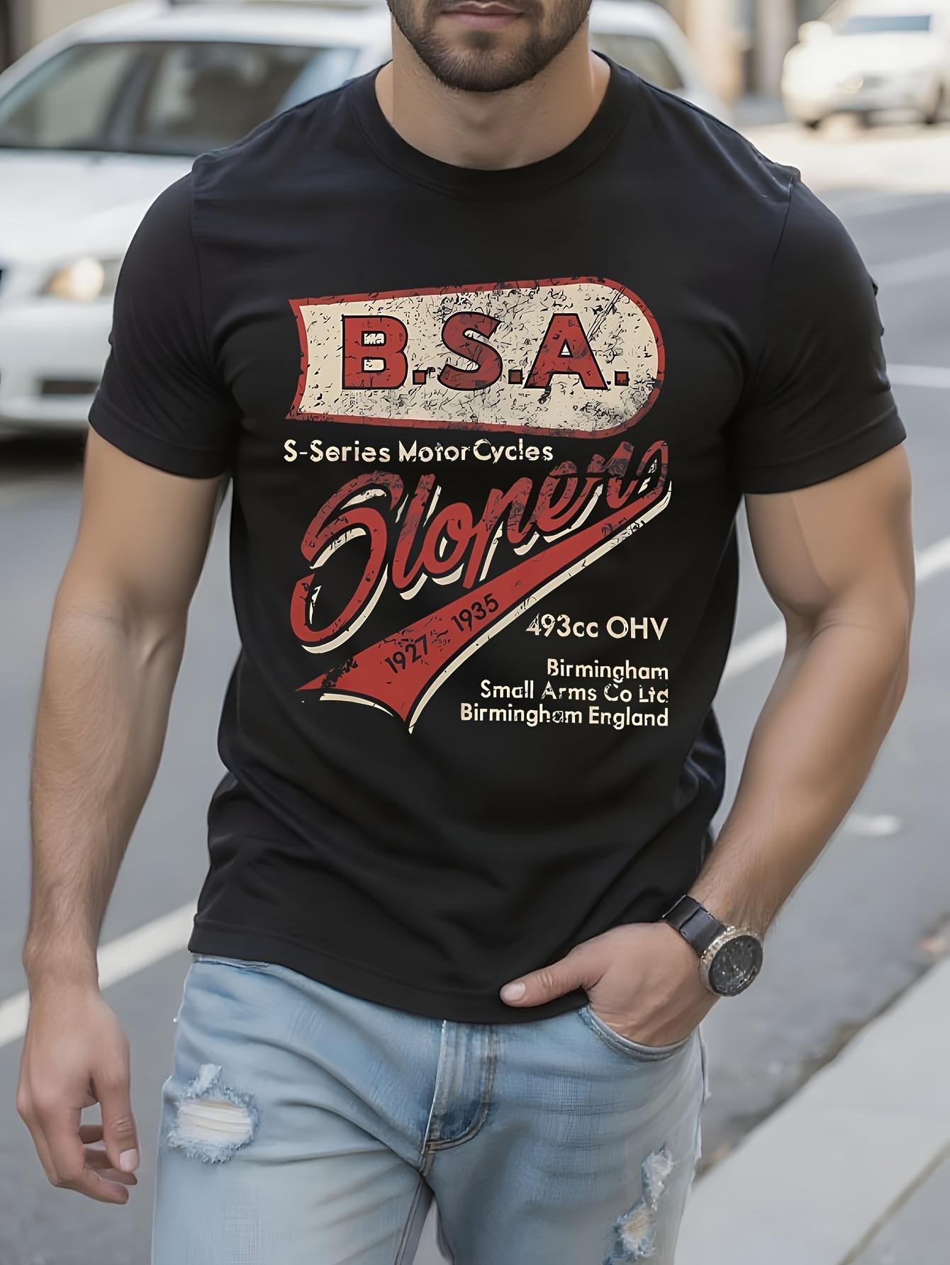 Vintage Tshirt Vintage BSA Motorcycles Graphic Tshirt - R... XXXL