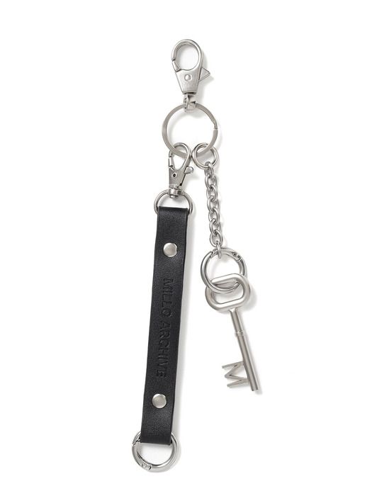 

Millo Archive Cousin Leather Keychain [Silver] ONE