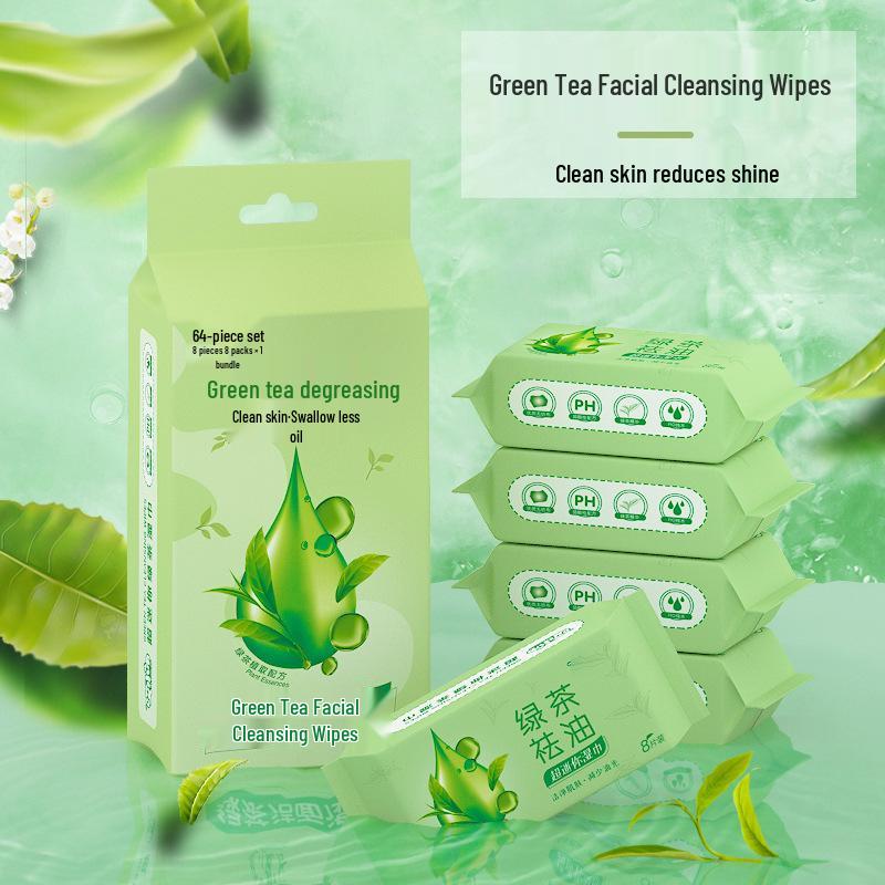 2-Pack Cooling Wet Wipes: Portable Facial Cleansing and Oil Removal - Newcomer Special Offer