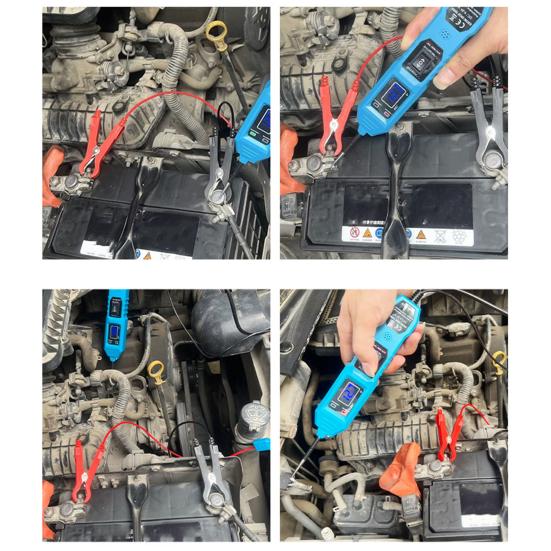 Automotive Circuit Tester Electrical System Diagnostic Tool with Probe & LED Light Voltage Test for Car Trucks & Motorcycles Easy to Use Current