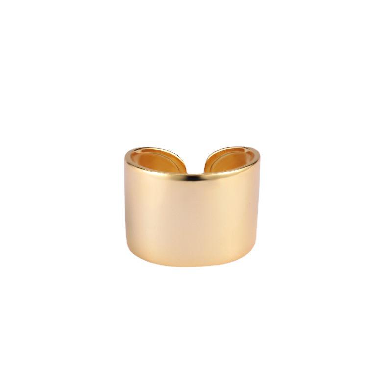 Gold Open Ring: Korean-Style Fashion, Versatile Index Finger Ring for Women & Students