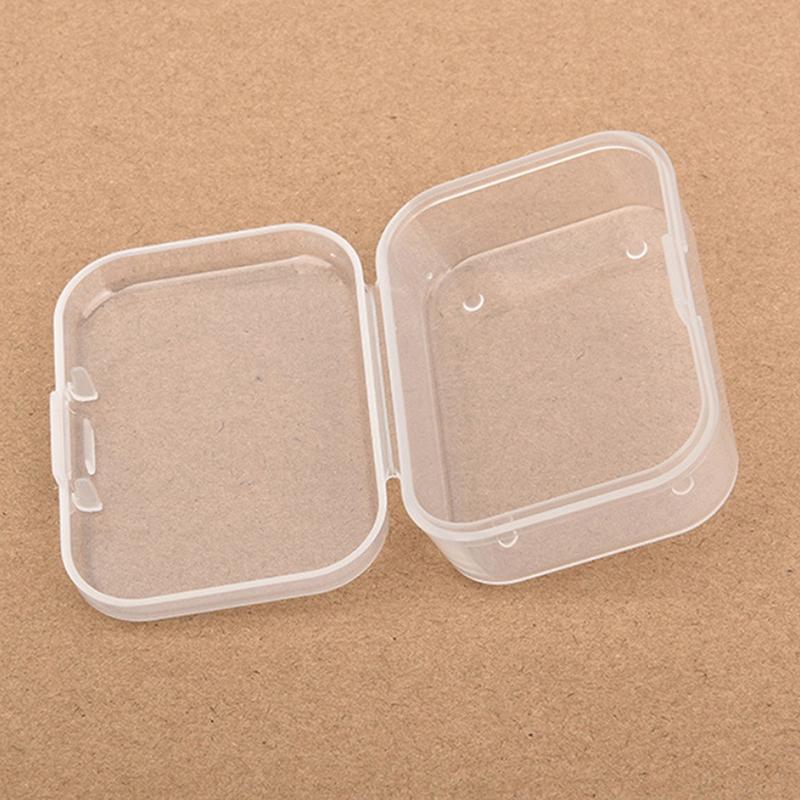 Plastic Box Transparent Jewelry Organizer Sample Box Small Tool Storage Box Nail Enhancement Tool Box Mobile Phone Repair Case