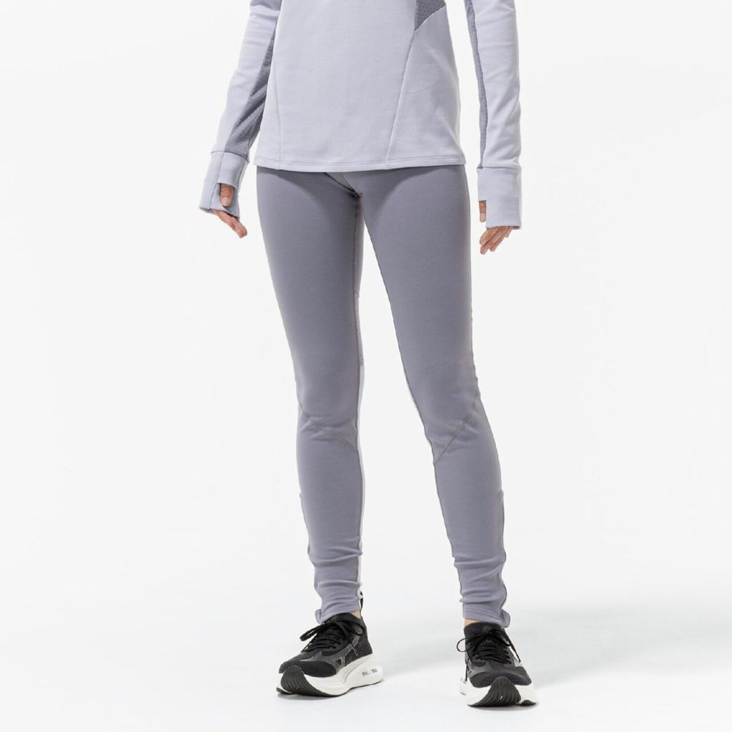 Mizuno Women's Warmer Light Tights, J2MBC704, Quiksilver, Size L, for Running