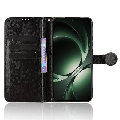 For Xiaomi Redmi K80 Ultra 5G Wallet Case Dot Pattern Imprint PU Leather Phone Cover with Wrist Strap