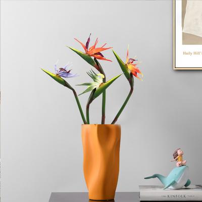 Künstliche Blume, lebensechter Paradiesvogel, realistische, nicht verblassende und pflegeleichte Heimdekoration