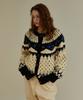 Greenbutter Heidi Alpaca Nordic Cardigan (Ivory)