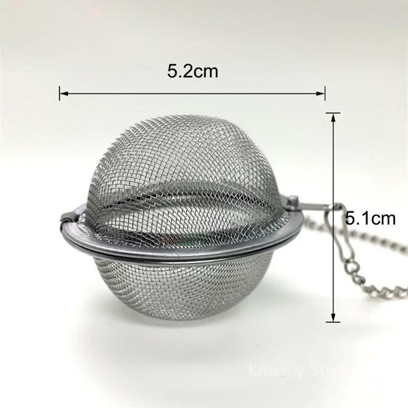 

Oval Heart Sphere Shape Spice Seasoning Tea Strainer with Chain Stainless Steel Mesh Ball Tea Coffee Filter Basket Infuser Tools