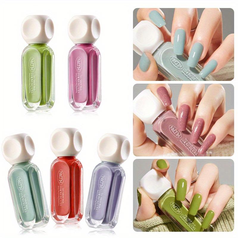 1 Stück 10 ml Glasflasche, abziehbarer Nagellack auf Wasserbasis für Nägel, bunter Chromlack, Nagelkunst, DIY-Maniküre, keine Lampe erforderlich