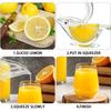 Manual Lemon Squeezer Bird Acrylic Lemon Slice Squeezer Portable Transparent Fruit Juicer Hand Juicer for Orange Lemon Lime Y202