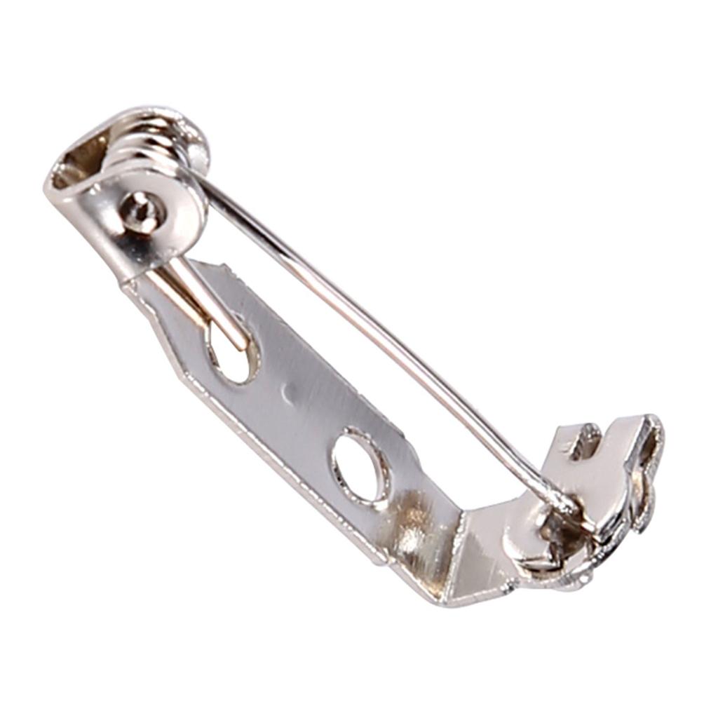 50 Stück Anstecknadeln Brosche Verschluss Rückseite Sicherheitsverschluss Rollend DIY Basteln 20 25 32 38mm