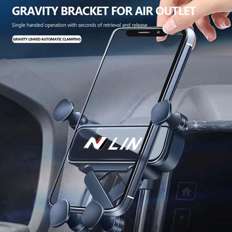 Car Phone Holder Stand Air Outlet Mount GPS Bracket Support For Hyundai N LINE i30 i20 Sonata Accent Tucson Elantra Azera Equus HH52