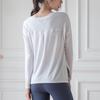 OEING Women's Breathable Loose Long Sleeve Yoga & Fitness Top