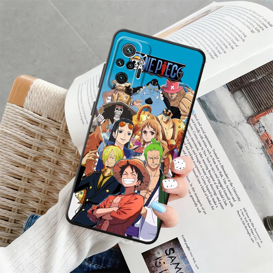 Case for Xiaomi Redmi Note 10S 11S 10 9 8 Pro 12S 9s 11 13 12 Pro Plus Funda Phone Cover Anime Luffy Zoro
