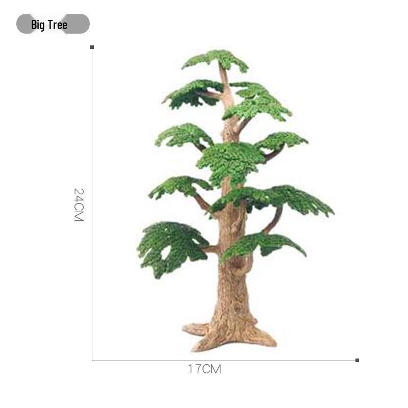 

Творческий DIY динозавр и дерево микро ландшафтные украшения модель