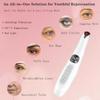 Eye Lift Wand, 3 In 1 Vibrating Red Light 98°F To 113°F LCD Display Eye Massager for Dry Eyes, Dark Circles and Puffiness, Electrical Face, Neck