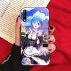 ReZERO Ram Rem Phone Case For Huawei Honor 10 Lite 9 20 7A 9X 30 50 60 70 Pro Plus Soft Silicone Cover