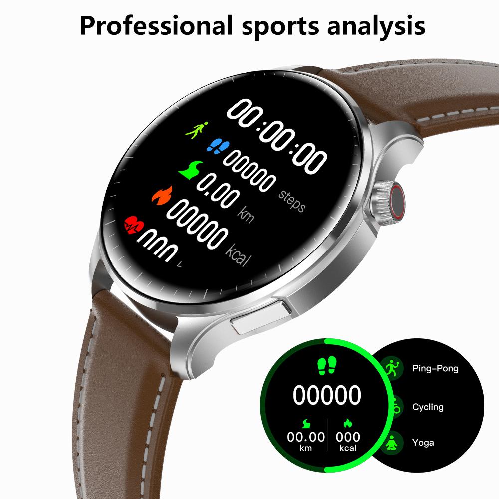 KEYSION 2025 New 1.53'' 48mm Bluetooth Call Smart Watch Men Sport SPO2 Heart Rate Health Monitoring GPS NFC Smartwatch for Android IOS Phone