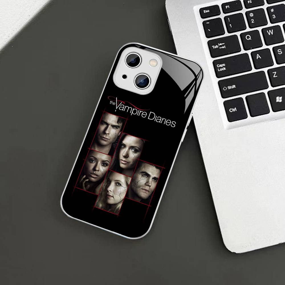 The Vampire Diaries TV For IPhone 14 13 12 Mini 11 Pro XS Max X XR 14 Plus Tempered Glass Cover