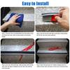 1 Stück 1/3 Meter Selbstklebendes Treppen-Anti-Rutsch-Band L-förmig Wasserdichte Rutschfeste Schutzstreifen PVC Treppenkantenleiste Zuhause Büro